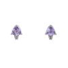 Mauboussin Mes Couleurs à Toi earrings in amethysts,  white gold and diamonds - 00pp thumbnail