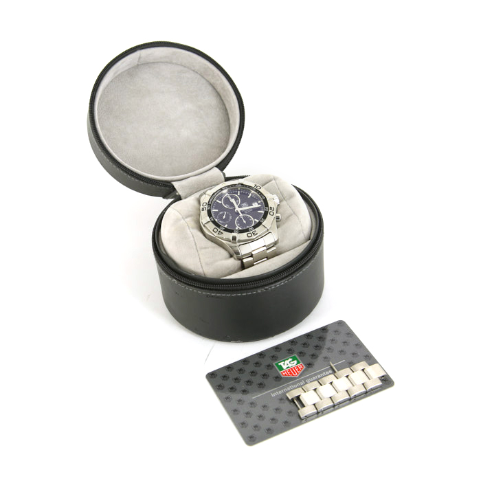 TAG Heuer Aquaracer Chronograph watch in stainless steel Ref:  CAF2110 Circa  2006