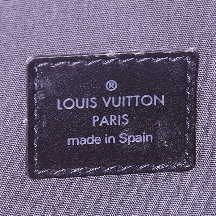 Louis Vuitton Croisette Tote handbag in black epi leather - Detail D3