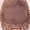 Shopping bag Louis Vuitton Neverfull modello medio in tela monogram marrone e pelle naturale - Detail D2 thumbnail