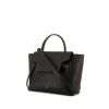 Celine small model handbag in black grained leather - 00pp thumbnail