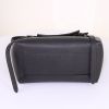 Celine small model handbag in black grained leather - Detail D5 thumbnail