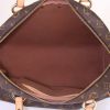 Bolso de mano Louis Vuitton Montorgueil en lona Monogram marrón y cuero natural - Detail D2 thumbnail
