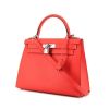 Hermes Kelly 28 cm handbag in pink Jaipur epsom leather - 00pp thumbnail