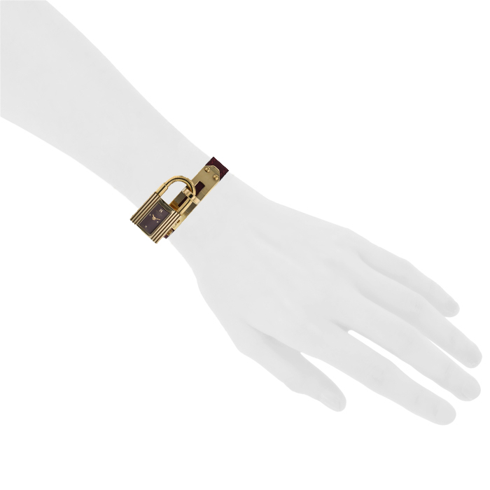 Reloj Hermes Kelly-Cadenas de oro chapado Circa  2000 - Detail D1
