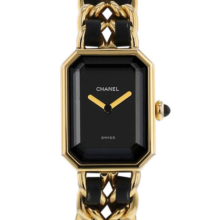 Orologio Chanel Première  taglia M in oro placcato Circa  1990
