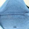 Bolso bandolera Hermes Evelyne modelo pequeño en cuero togo azul - Detail D2 thumbnail