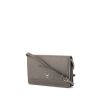 Prada shoulder bag in grey saffiano leather - 00pp thumbnail