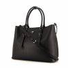 Prada handbag in black leather saffiano - 00pp thumbnail