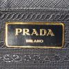 Prada Galleria shoulder bag in navy blue leather saffiano - Detail D4 thumbnail