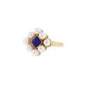 Bague Dior en or jaune,  perles et lapis-lazuli - 00pp thumbnail
