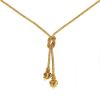 Lalaounis Animal Head necklace in yellow gold and ruby - 00pp thumbnail