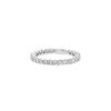 Vintage wedding ring in white gold and diamonds - 00pp thumbnail