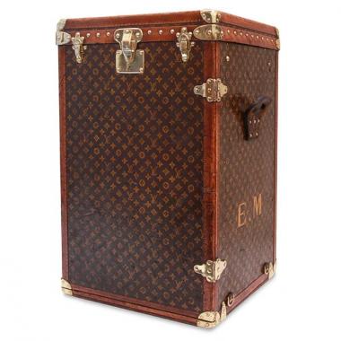 Baul Louis Vuitton en lona Monogram y fibra vulcanizada