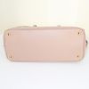 Prada Galleria medium model handbag in varnished pink leather saffiano - Detail D5 thumbnail
