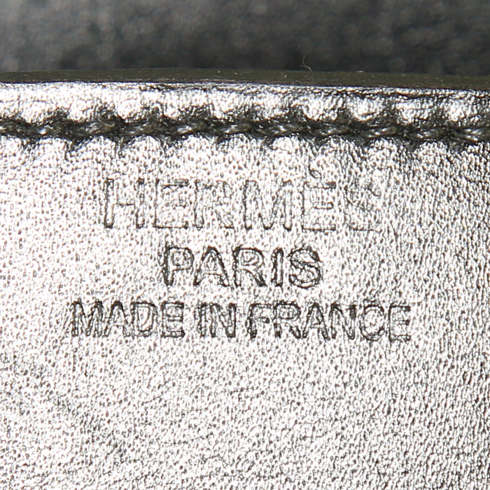 Borsa Hermes Birkin So black 35 cm in pelle box nera - Detail D3