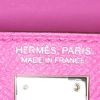 Sac à main Hermes Kelly 20 cm petit modèle en cuir epsom rose Magnolia - Detail D4 thumbnail
