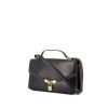 Hermès Cadenas handbag in navy blue box leather - 00pp thumbnail