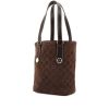 Gucci Charmy shopping bag in brown monogram suede - 00pp thumbnail