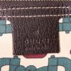 Shopping bag Gucci Charmy in camoscio monogram marrone - Detail D3 thumbnail