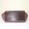 Shopping bag Gucci Charmy in camoscio monogram marrone - Detail D4 thumbnail