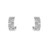 Cartier Maillon Panthère earrings in white gold and diamonds - 00pp thumbnail