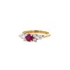 Bague Tiffany & Co en or jaune,  rubis et diamants - 00pp thumbnail
