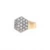 Mauboussin   1970's ring in yellow gold, platinium and diamonds - 00pp thumbnail