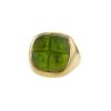 Pomellato Mosaique ring in yellow gold and peridot - 00pp thumbnail