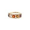 Chaumet Amour ring in yellow gold,  diamonds and colored stones - 00pp thumbnail