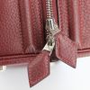 Hermes handbag in burgundy togo leather - Detail D4 thumbnail