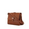 Chanel Vintage shoulder bag in brown grained leather - 00pp thumbnail