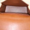 Chanel Vintage shoulder bag in brown grained leather - Detail D2 thumbnail