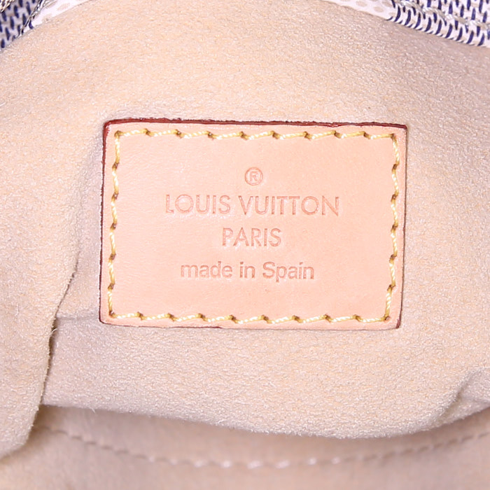 Borsa Louis Vuitton Artsy in tela a scacchi e pelle naturale - Detail D3