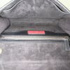 Valentino Garavani Rockstud Demilune small model shoulder bag in black leather - Detail D3 thumbnail