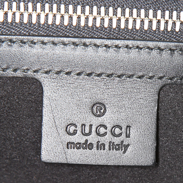 Sac bandoulière Gucci en toile monogram marron - Detail D3