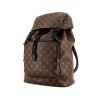 Louis Vuitton Zack backpack in brown monogram canvas and black leather - 00pp thumbnail