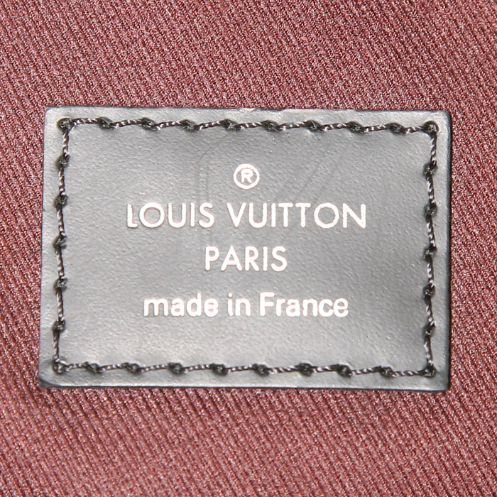 Louis Vuitton Zack backpack in brown monogram canvas and black leather - Detail D4