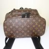 Louis Vuitton Zack backpack in brown monogram canvas and black leather - Detail D5 thumbnail