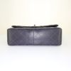 Chanel Timeless jumbo handbag in navy blue quilted grained leather - Detail D5 thumbnail