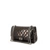 Chanel 2.55 handbag in brown patent leather - 00pp thumbnail