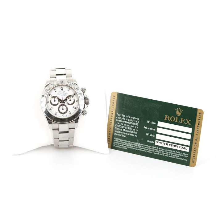 Rolex Daytona Automatic watch in stainless steel Ref:  116520 Circa  2012 - Detail D2