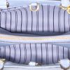 Louis Vuitton Montaigne BB handbag in blue monogram leather - Detail D3 thumbnail