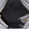 Sac bandoulière Balenciaga Mini City  en cuir effet vieilli gris - Detail D3 thumbnail