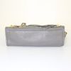 Balenciaga Mini City  shoulder bag in grey burnished style leather - Detail D5 thumbnail
