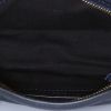 Balenciaga Mini City  shoulder bag in blue burnished style leather - Detail D3 thumbnail