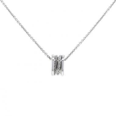 Collar Bulgari B.Zero1 en oro blanco y diamantes