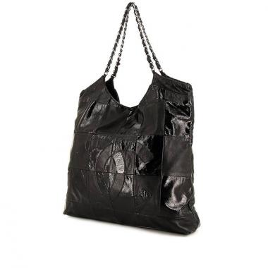 Chanel Coco Cabas shopping bag in black leather