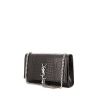 Bolso bandolera Saint Laurent Kate modelo mediano en cuero negro - 00pp thumbnail