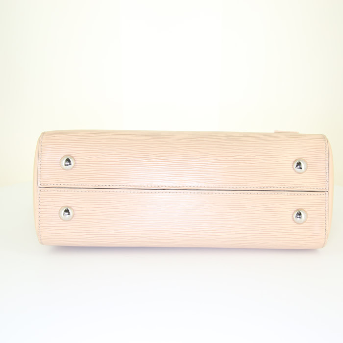 Louis Vuitton Cluny medium model handbag in beige epi leather - Detail D5